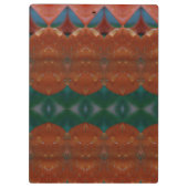 Porte-bloc Corail et Ikat vert (Dos)