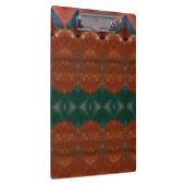 Porte-bloc Corail et Ikat vert (Swatch)