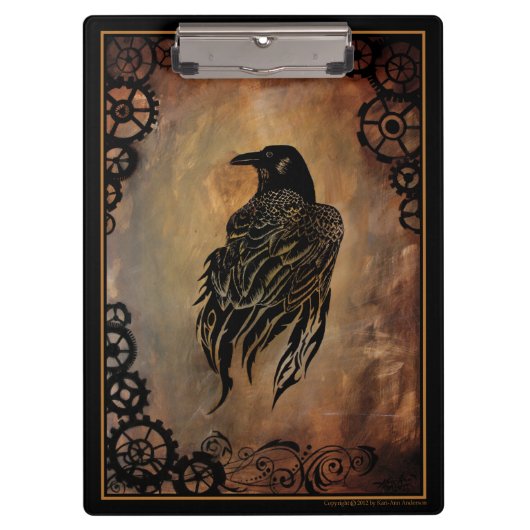 Porte-bloc Corbeau (Devant)