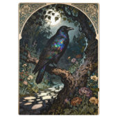 Porte-bloc Corbeau Art Nouveau (Dos)