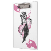 Porte-bloc Corbeau d'Halloween avec Lotus Hands Art Spiral No (Gauche)