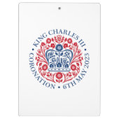 Porte-bloc Coronation du roi Charles III (Dos)