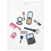 Porte-bloc Cosmétique / maquillage illustration (Dos)