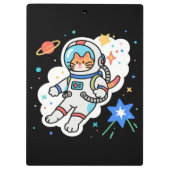 Porte-bloc Cosmic Kitty : Des pattes en orbite (Dos)