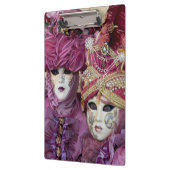 Porte-bloc Costume de Carnaval violet, Venise (Gauche)