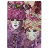 Porte-bloc Costume de Carnaval violet, Venise (Dos)