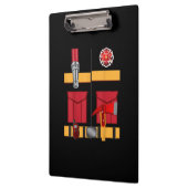 Porte-bloc Costume pompier Halloween (Gauche)
