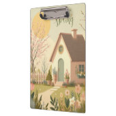 Porte-bloc Cottage fleuri/printanier (Gauche)