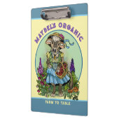 Porte-bloc Cottagecore Cowgirl (Gauche)