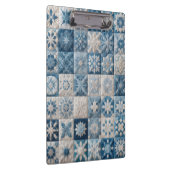 Porte-bloc Couche de flocons de neige bleu et blanc (Swatch)