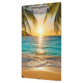 Porte-bloc Coucher de soleil à l'heure dorée Palm Beach (Gauche)