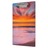 Porte-bloc Coucher de soleil abstrait de Tamarack Beach (Gauche)