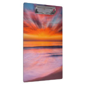 Porte-bloc Coucher de soleil abstrait de Tamarack Beach (Swatch)