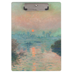 Porte-bloc Coucher de soleil de Monet sur la Seine Impression