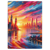 PORTE-BLOC COUCHER DE SOLEIL DE VILLE (Dos)