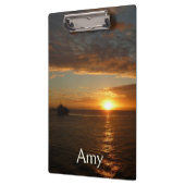 Porte-bloc Coucher de soleil sur la mer II (Gauche)