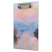 Porte-bloc Coucher de soleil sur la Seine Claude Monet (Gauche)
