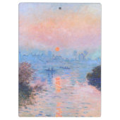 Porte-bloc Coucher de soleil sur la Seine Claude Monet (Dos)