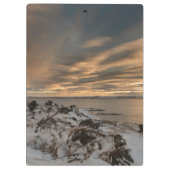 Porte-bloc Coucher de soleil sur le lac Myvatn, Islande (Dos)