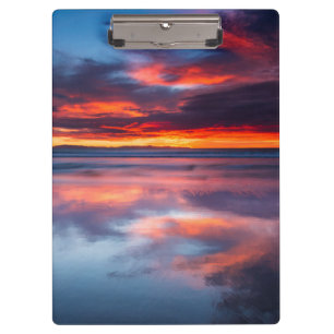 Porte-bloc Coucher de soleil sur les îles anglo-normandes, CA