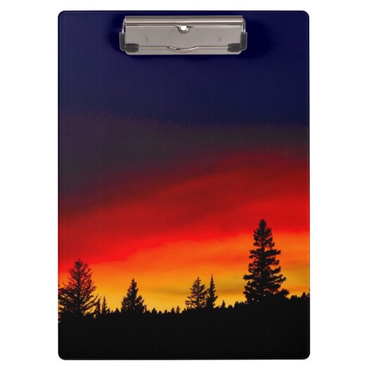 Porte-bloc Coucher du soleil de Yellowstone (Devant)