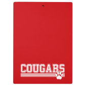 Porte-bloc Cougars (Dos)