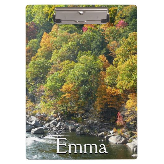 Porte-bloc Couleur d'automne dans le parc d'état d'Ohiopyle (Devant)