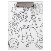 Porte-bloc Couleur de votre propre espace (Devant)