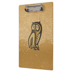 Porte-bloc Couleur du symbole de hibou