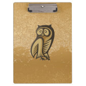 Porte-bloc Couleur du symbole de hibou (Devant)