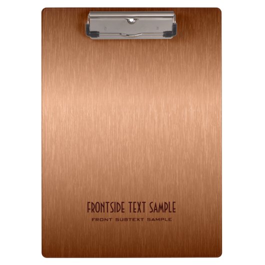 Porte-bloc Couleur métallique brun cuivre (Devant)