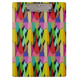 Porte-bloc Couleur noire avec design d'art au milieu