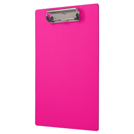Porte-bloc Couleur simple rose fluorescente (Gauche)