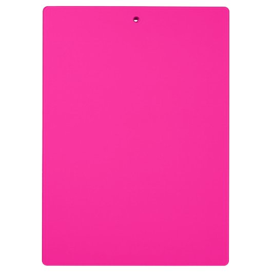 Porte-bloc Couleur simple rose fluorescente (Dos)