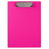 Porte-bloc Couleur simple rose fluorescente (Devant)