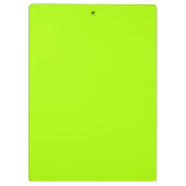 Porte-bloc Couleur solide verte fluorescente (Dos)