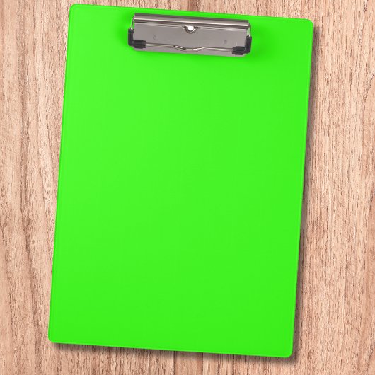 Porte-bloc Couleur solide verte néon | Classique