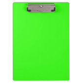 Porte-bloc Couleur solide verte néon | Classique (Devant)