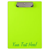 Porte-bloc Couleur verte de chaux électrique prête à Customis (Devant)