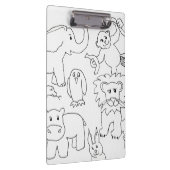 Porte-bloc Couleur Vous Propre Zoo Animaux (Swatch)