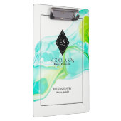Porte-bloc Couleurs d'eau à l'encre abstraite marbrage (Swatch)