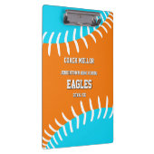 Porte-bloc Couleurs d'une équipe de baseball/softball avec no (Swatch)