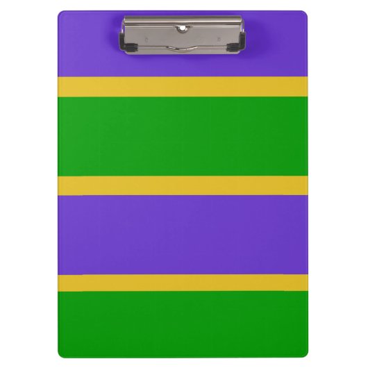 Porte-bloc Couleurs Mardi Gras (Devant)