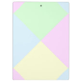 Porte-bloc Couleurs pastel rose mignonne Personnalisées (Dos)