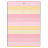 Porte-bloc Couleurs pastel Vanille rose Jaune Blanc tendance (Dos)