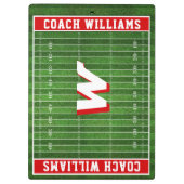 Porte-bloc Couleurs personnalisées du monogramme du ventilate (Dos)