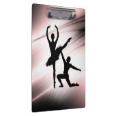 Porte-bloc Couple de danse de ballet accent rose (Swatch)