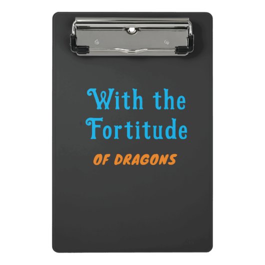 Porte-bloc Courage des Dragons- Mini Bloc-Notes (Devant)