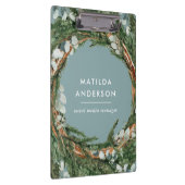 Porte-bloc Courbe botanique eucalyptus élégant et moderne (Swatch)