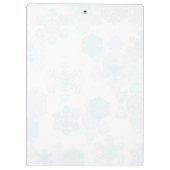 Porte-bloc Couronne de Noël Croire typographie monogramme (Dos)